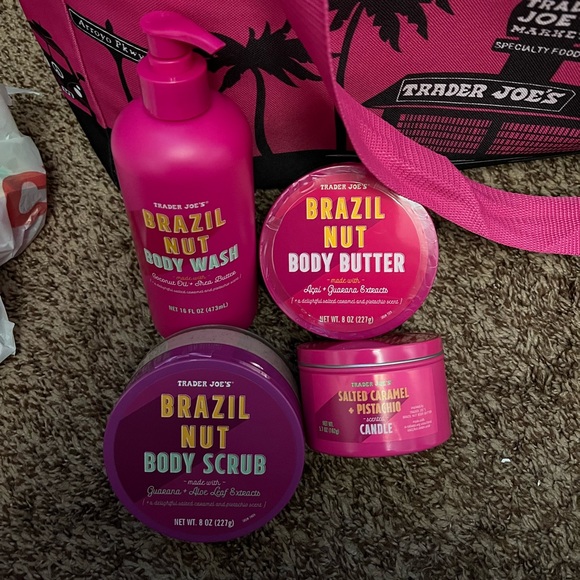 Bath & Body Trader Joes Brazil Nut Body Wash Body Butter Body Scrub